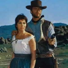 Marianne Koch E Clint Eastwood In Una Scena Di Per Un Pugno Di Dollari 16858