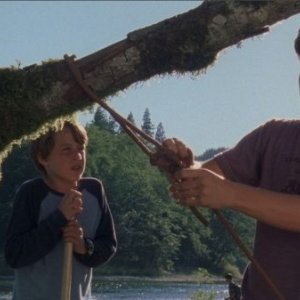 Rory Culkin e Trevor Morgan in una scena di Mean Creek