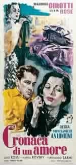 Un flano del film CRONACA DI UN AMORE