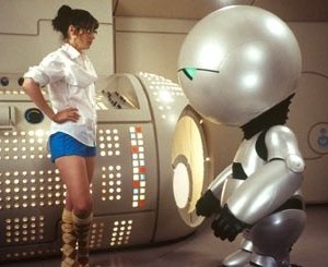 Zooey Deschanel in una scena di Guida galattica per autostoppisti