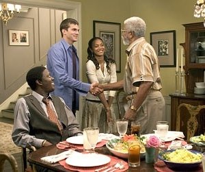 Bernie Mac, Ashton Kutcher, Zoe Saldana e Hal Williams in Indovina chi