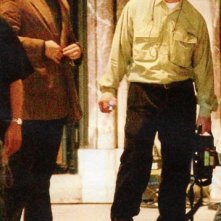 Ron Howard e Tom Hanks sul set de Il Codice da Vinci