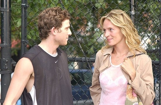 Uma Thurman e Bryan Greenberg in una scena del film Prime