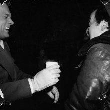 Joseph Cotten ed Orson Welles sul set de L'orgoglio degli Amberson