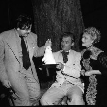 Orson Welles e Dolores Costello scherzano sul set de L'orgoglio degli Amberson