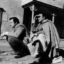 Stanley Cortez ed Orson Welles sul set de L'orgoglio degli Amberson