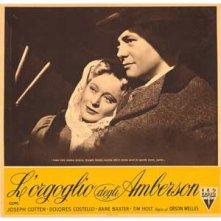 Una lobbycard italiana per L'orgoglio degli Amberson