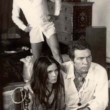 Florinda Bolkan, Elio Petri e Gian Maria Volontè sul set di Indagine su un cittadino al di sopra di ogni sospetto