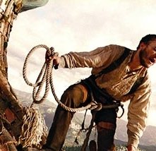 Heath Ledger in una scena de I fratelli Grimm