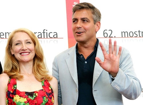 Patricia Clarkson e George Clooney a Venezia per Good Night, and Good Luck