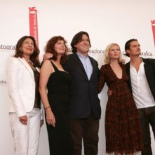 Paula Wagner, Susan Sarandon, Cameron Crowe, Kirsten Dunst e Orlando Bloom a Venezia per il film Elizabethtown
