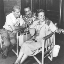 Una bella foto di Titina, Eduardo e Peppino De Filippo