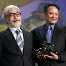 Hayao Myiazaki E Ang Lee Festeggiati Al Lido 18118