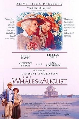 La locandina di Le balene d'agosto