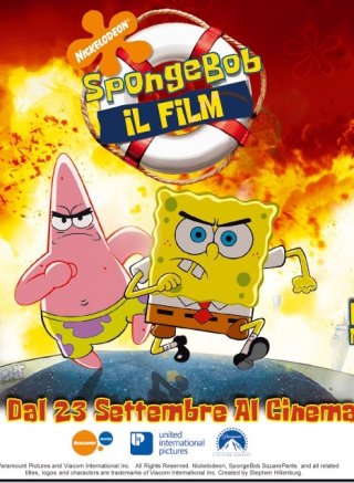 la locandina italiana di SpongeBob il film