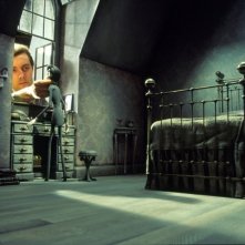 Sul 'set' de La sposa cadavere