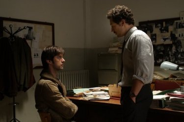 Stefano Accorsi e Kim Rossi Stuart in una scena di Romanzo Criminale