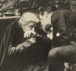 Eleonora Duse e Fedo Mari in una scena di Cenere