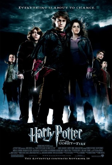 Il manifesto di Harry Potter e il calice di fuoco