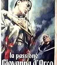 Una delle locandine italiane de LA PASSIONE DI GIOVANNA D'ARCO