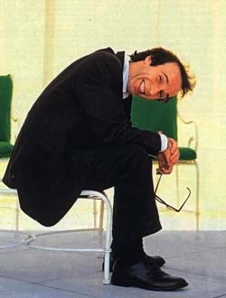 Una simpatica immagine di Roberto Benigni