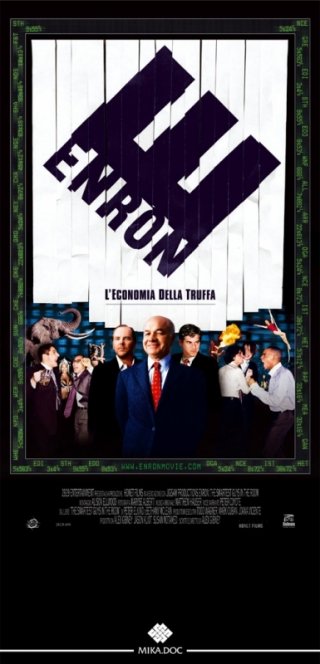 La locandina di Enron - L'economia della truffa