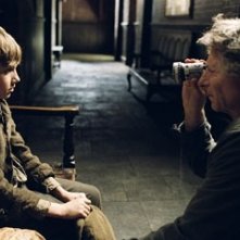 Roman Polanski ed il piccolo Barney Clark sul set di Oliver Twist