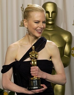 Nicole Kidman con il suo Oscar