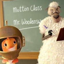 Una sequenza del film Chicken Little - Amici per le penne