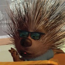 Un simpatico dj porcospino in Chicken Little - Amici per le penne