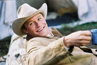 Heath Ledger è Ennis Del Mar in Brockeback Mountain