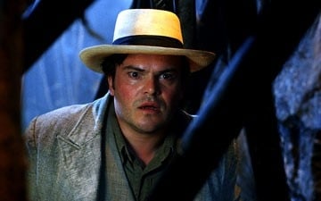 Jack Black in una scena di King Kong (2005)