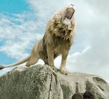 Il leone del primo film de Le cronache di Narnia