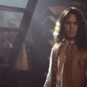 Johnny Depp in una scena di The Libertine