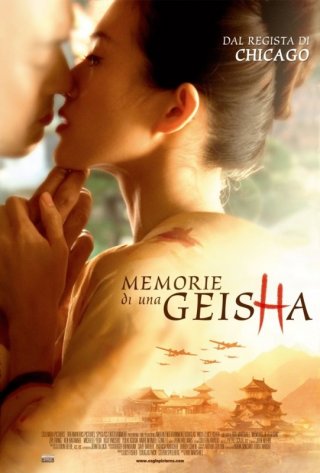 La locandina italiana di Memorie di una geisha