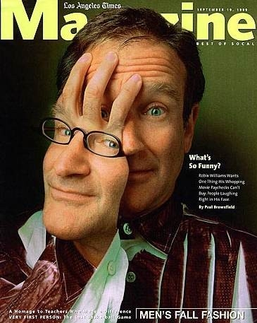 Robin Williams Su Una Splendida Cover Dell Inserto Del Los Angeles Times 20272