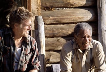 Robert Redford and Morgan Freeman in The Wind of Forgiveness