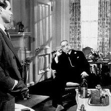 Sidney Greenstreet e Humphrey Bogart ne Il mistero del falco