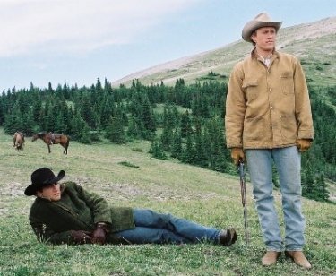 Jake Gyllenhaal ed Heath Ledger in Brokeback Mountain