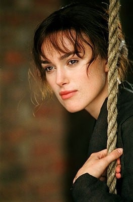 la bella Keira Knightley in Orgoglio e Pregiudizio
