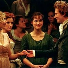 Rosamund Pike, Keira Knightley e Simon Woods in Orgoglio e Pregiudizio
