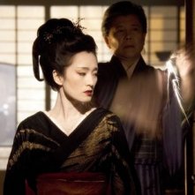 Gong Li in una sequenza di Memorie di una Geisha