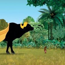 Kirikù e gli animali selvaggi: una scena del film d'animazione