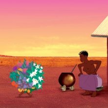 una immagine del film d'animazione Kirikù e gli animali selvaggi