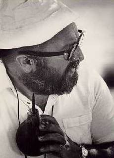 il regista Sergio Leone