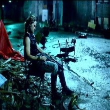 Kurt Russell in una sequenza di 1997: FUGA DA NEW YORK