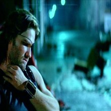 Kurt Russell in una scena di 1997: FUGA DA NEW YORK (1981)