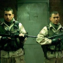 Riccardo Leto e Mauro Stante in una scena di Saddam