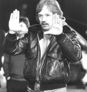 John Carpenter sul set di Christine