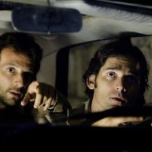 Eric Bana e Mathieu Kassovitz in una scena del film Munich